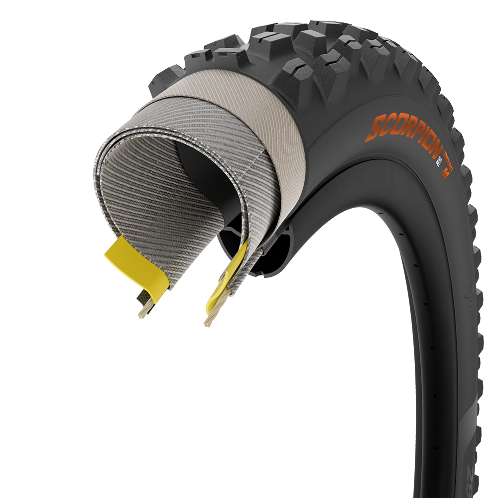Plášť Pirelli Scorpion Enduro M 29 x 2.6, HardWALL, 60 tpi, SmartGRIP Gravity, oranžový