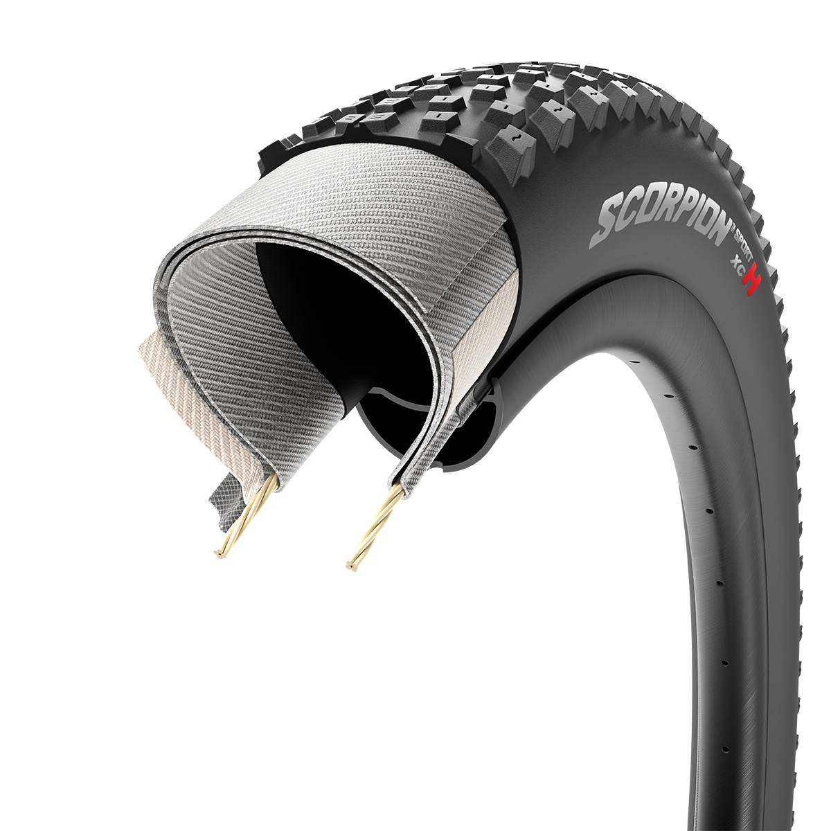 Plášť Pirelli Scorpion Sport XC H, 29 x 2.4, ProWALL, 60tpi, Pro (Endurance), Black