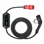 Platinet přenosná EV nabíječka PPC7M22 22kW (32A), CEE 5-pin / Type 2, délka 7m, Home Line, s adaptérem, černá