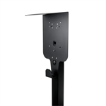 Platinet univerzální stojan se stříškou PEVSTANDUNI pro Wallboxy, pozink, držák kabelu, 130cm, černá
