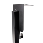 Platinet univerzální stojan se stříškou PEVSTANDUNI pro Wallboxy, pozink, držák kabelu, 130cm, černá