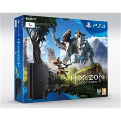 PlayStation 4 Slim 1TB, černá + hra Horizon Zero Dawn