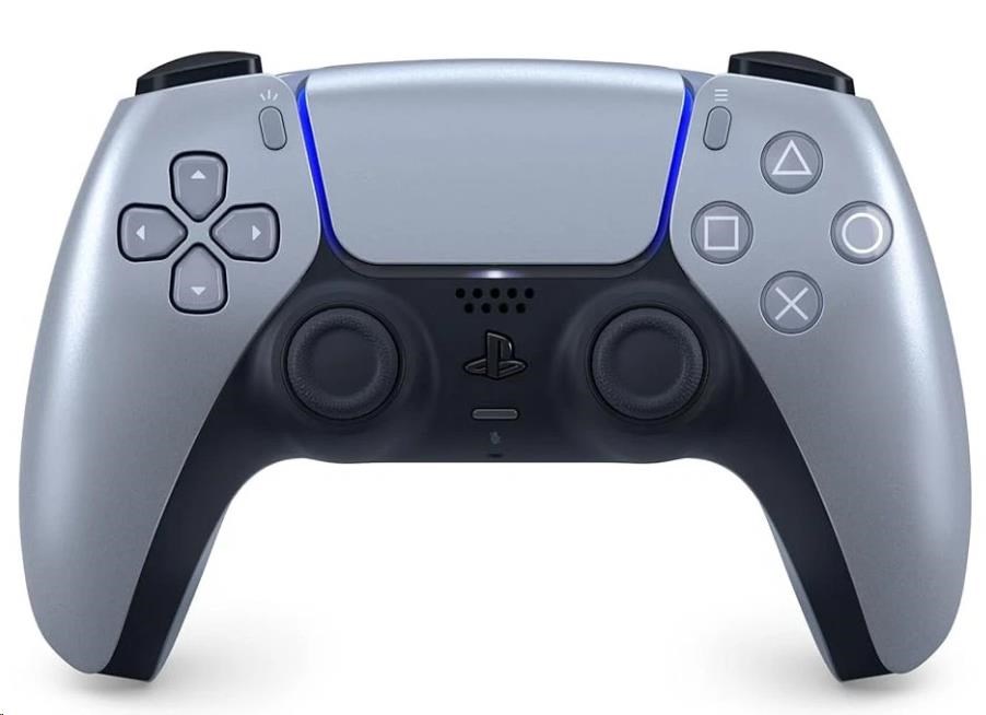 PlayStation 5 DualSense v metalickej striebornej farbe, verzia V2