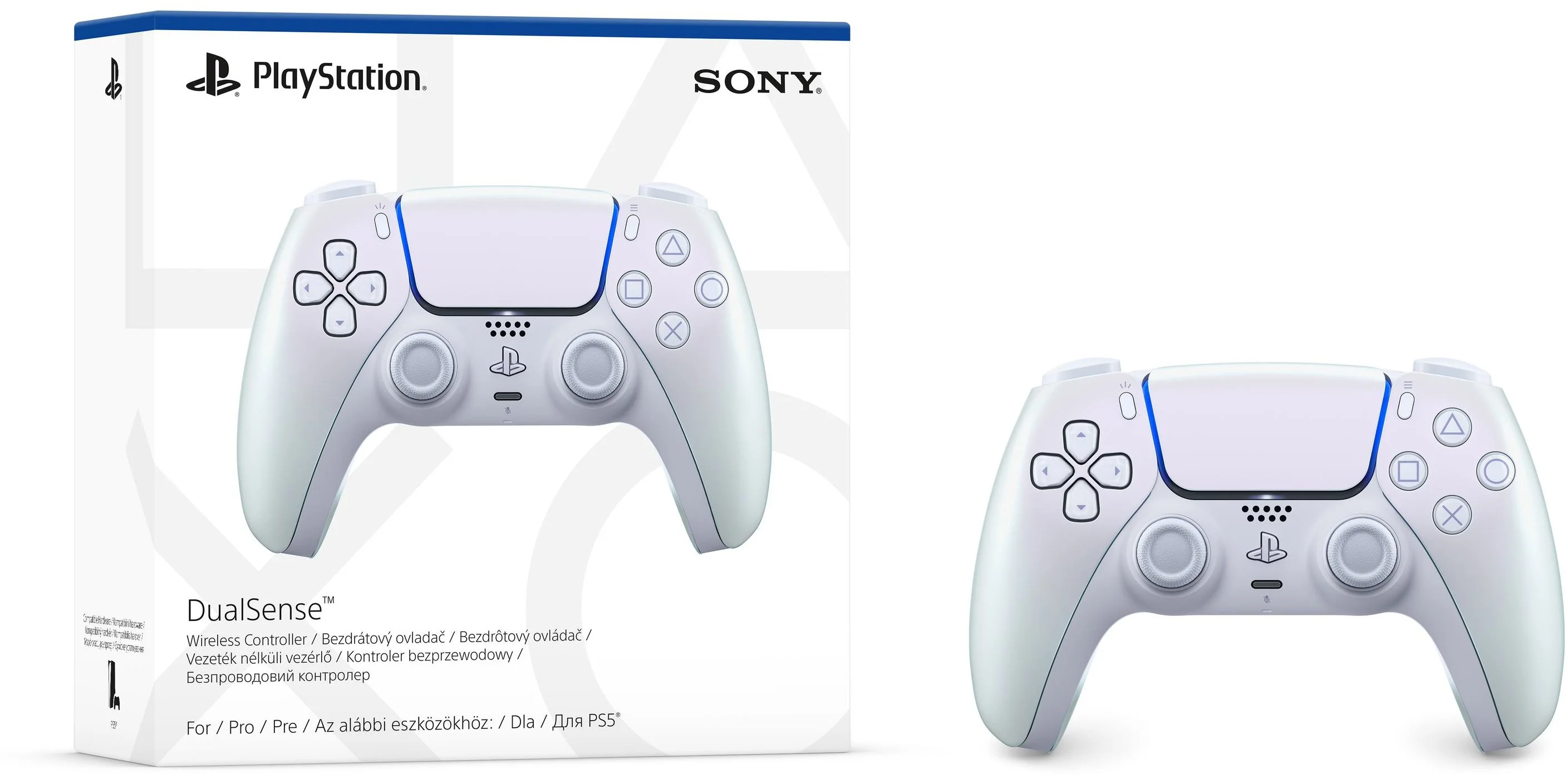 PlayStation 5 DualSense Wireless Controller Chroma Pearl