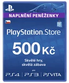 PlayStation Live Cards 500 Kč