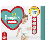 Plienky Pampers Pants veľkosť 7, 74ks, 17kg