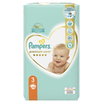 Plienky Pampers Premium Care veľkosť 3, 6kg-10kg, 60ks