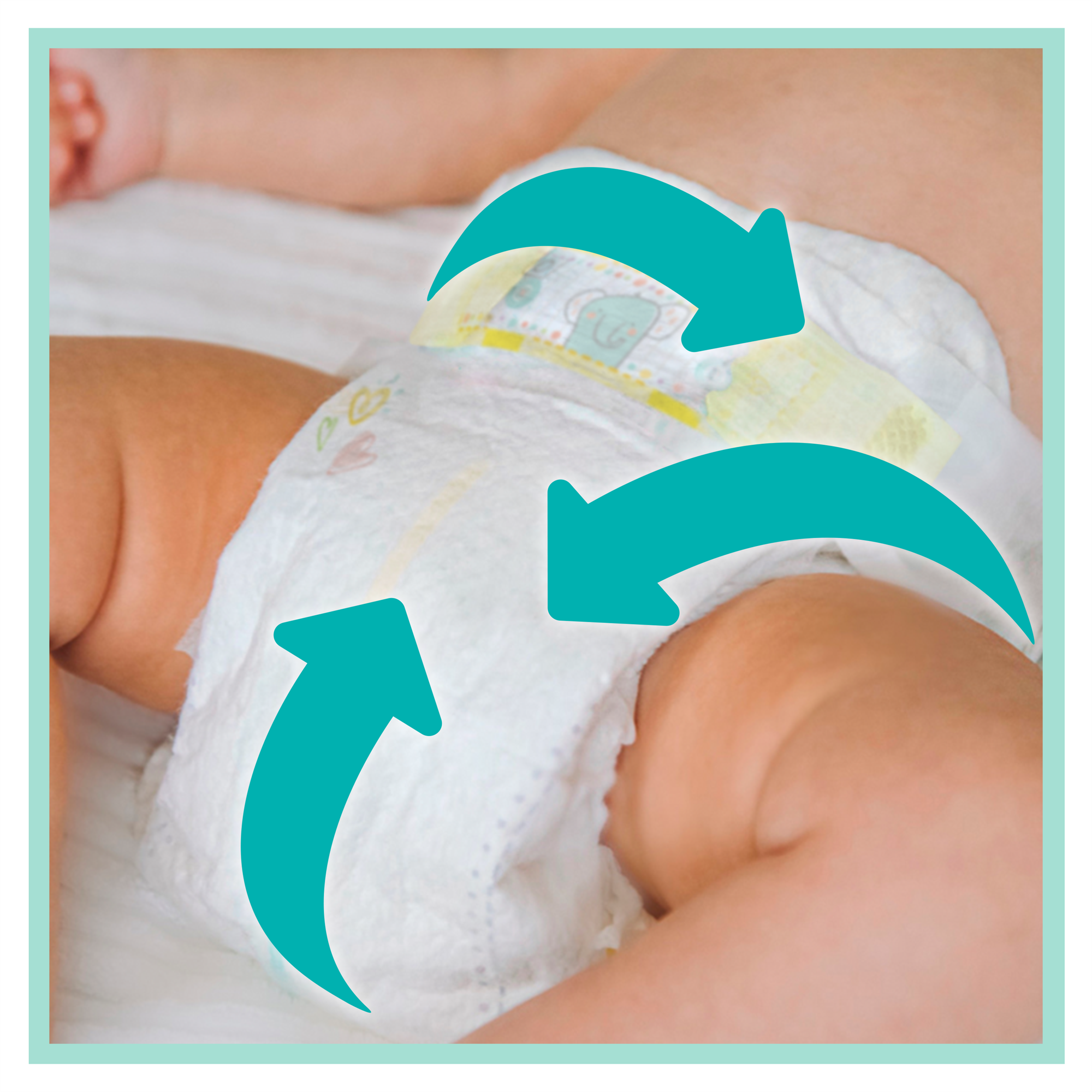 Plienky Pampers Premium Care veľkosť 4, 9kg-14kg, 52ks