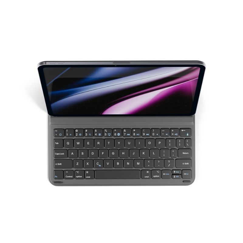 Plochá klávesnica Epico UltraBoard s puzdrom EK20 | iPad 10,9" (A14)/11" (A16) | HU | sivá
