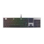 Plochá mechanická herná klávesnica GENESIS THOR 420, US layout, RGB