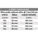 Pneumatika Pirelli P ZERO Road, 26-622, TechBELT, 127 tpi, EVO, čierna