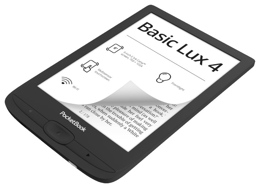 PocketBook 618 Basic Lux 4, černá