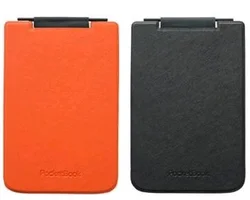 PocketBook Basic Touch pouzdro Flipper černo-oranžové