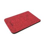 PocketBook pouzdro Shell Red Flowers, červené