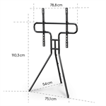 Podlahový TV stojan Hama Easel, 600x400