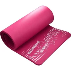 Podložka LIFEFIT YOGA MAT EXKLUZIV PLUS, 180x60x1,5cm, světle růžová
