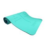 Podložka LIFEFIT YOGA MAT RELAX DUO, 183x58x0,6cm, tyrkysová
