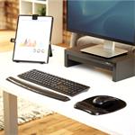 Podložka pod myš a zápästie Fellowes CRYSTAL Gel Black