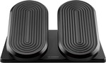 Podstavec pod nohy, FOOTPODIUM čierny, plast, ULTRADESK