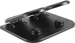 Podstavec pod nohy, FOOTPODIUM čierny, plast, ULTRADESK