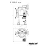 Ponorné čerpadlo METABO SP 120-35 S na znečistenú vodu (601794000)