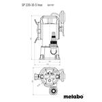 Ponorné čerpadlo METABO SP 220-35 na znečistenú vodu (601797000)