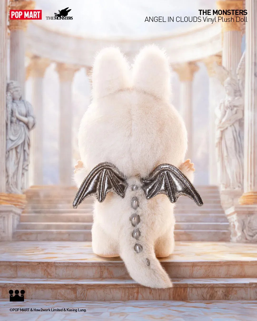 POP MART Labubu The Monsters BIG ANGEL - Angel In Clouds
