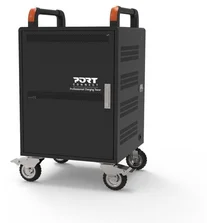 PORT CONNECT CHARGING CABINET 20 Notebooks RACK 1xU 19'', čierny
