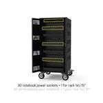 PORT CONNECT CHARGING CABINET 30 Notebooks + 1x RACK U19", černý