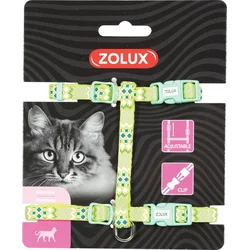 Postroj pre mačky Zolux ETHNIC nylon zelený