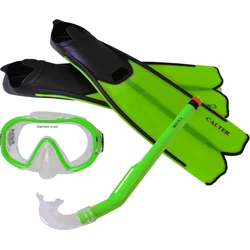 Potápačský set CALTER KIDS S06 M168 F41 PVC, zelený