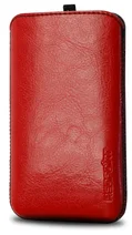 Pouzdro Redpoint Blaze, pull out, PU kůže, velikost XL, červené
