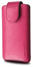 Pouzdro Redpoint Sarif se zavíráním, PU kůže, velikost 4XL, růžové
