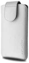 Pouzdro Redpoint Sarif se zavíráním, PU kůže, velikost XL, bílé
