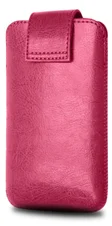 Pouzdro Redpoint Sarif se zavíráním, PU kůže, velikost XL, růžové