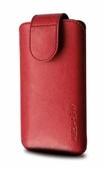 Pouzdro Redpoint Sarif se zavíráním, PU kůže, velikost XXL, červené