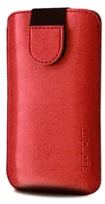 Pouzdro Redpoint Soft Slim se zavíráním, PU kůže, velikost 6XL, červené