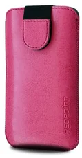 Pouzdro Redpoint Soft Slim se zavíráním, PU kůže, velikost 6XL, růžové