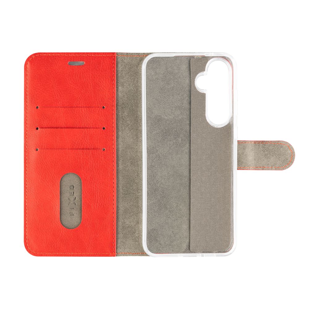 Pouzdro typu kniha FIXED Opus pro Samsung Galaxy A15/A15 5G, červené