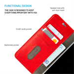 Pouzdro typu kniha FIXED Opus pro Samsung Galaxy A36 5G/A56 5G, červené