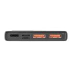 Power banka Baseus Adaman 10000mAh 22,5W 2x USB/Lightning/USB-C čierna