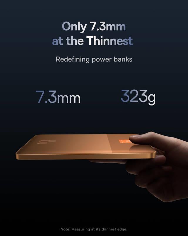 Power banka Baseus Blade2 12000mAh 65W oranžová