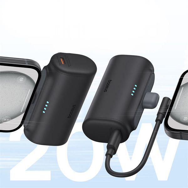Power banka Baseus Compact 5000mAh 20W USB-C černá