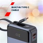 Power banka CANYON PB-600, 20000mAh PD65W, tmavosivá