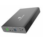 Power banka Viking NF130W s výstupom 220 V, 64000 mAh, čierna