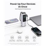 Powerbank Anker 25000 mAh, 165 W s káblom USB-C strieborná