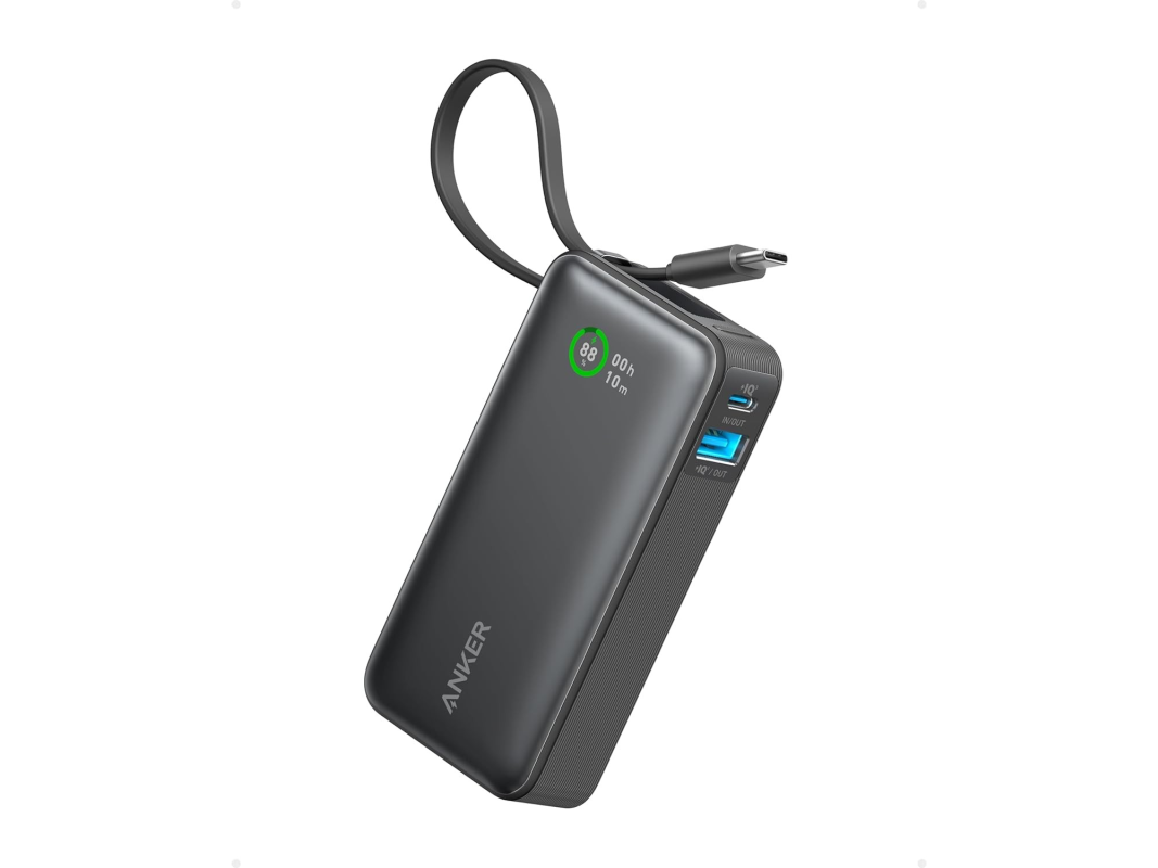Powerbank Anker 545 10000mAh, 30W s káblom USB-C čierna