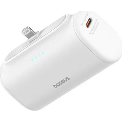 Powerbank Baseus Compact 5000mAh 20W Lightning biela