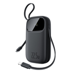 Powerbank Baseus EnerFill FC31 Qpow 3 20000mAh, 22,5W, s káblom USB-C a Lightning čierna