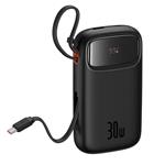 Powerbank Baseus Qpow2 20000mAh, 30W, s káblom USB-C čierna